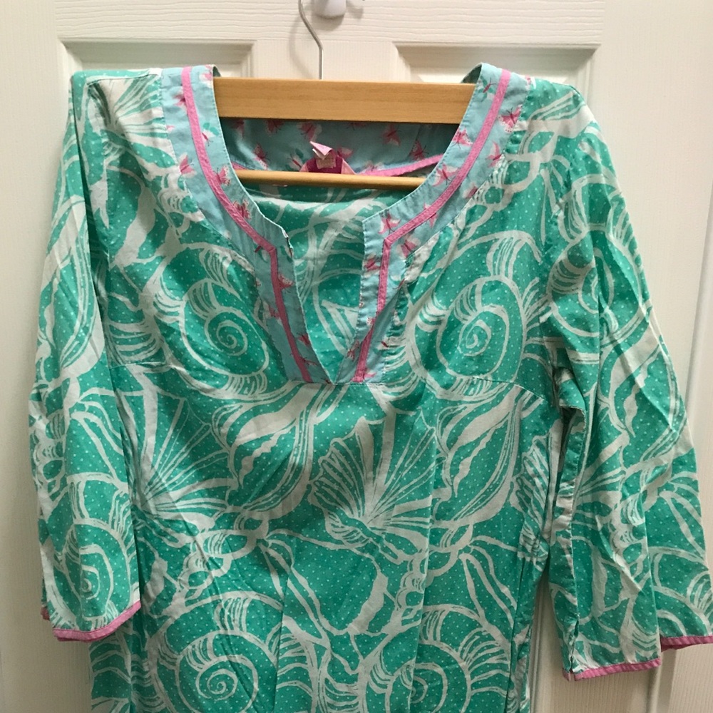 Lilly Pulitzer Pink Tag Beach Tunic Size Small